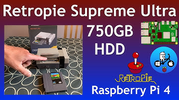 Retropie supreme Ultra. 750GB HDD. Raspberry Pi 4.
