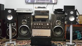 Elac cl 82 i & pre amp Technics su 9600+ amp Luxman m 383 test 2