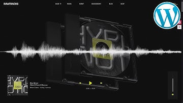 Rawtracks Music & DJ Website ★ WordPress Themes & Templates ★
