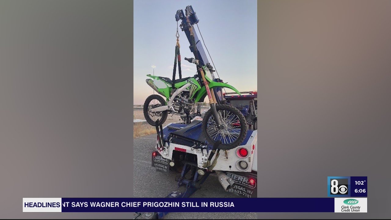 Police arrest motorcyclist accused of doing wheelies on Las Vegas Strip ...
