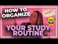How to Organize Your Study Routine - Study English