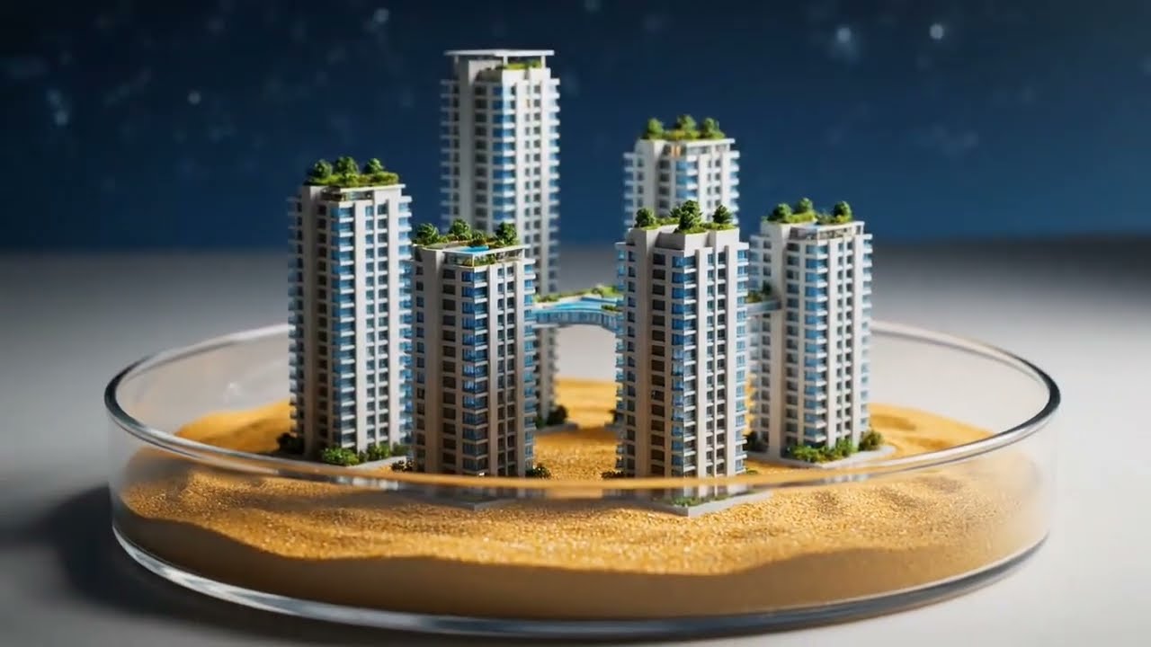 Epic ASMR Macro Build 🌆 | Giant Skyscrapers Growing from Sand | Ultra-Realistic Cinematic Timelapse 