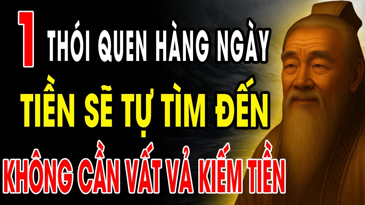 CỔ NHÂN DẠY: Không cần vất vả kiếm tiền, chỉ 1 thói quen, tiền sẽ tự tìm đến | Triết Lý Sống