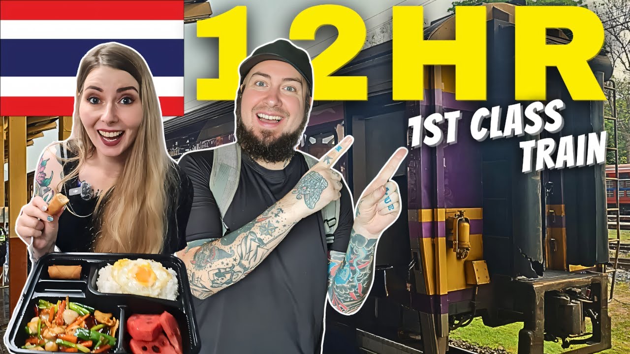 FIRST CLASS Overnight Sleeper Train from BANGKOK to CHIANG MAI, Thailand 🇹🇭 - Worth it?