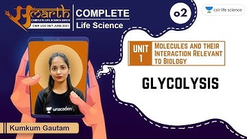 4:00 PM - Samarth | CSIR June 2021 | Life Science by Kumkum Gautam | Glycolysis