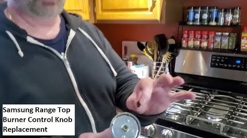 Samsung Range Top Burner Control, Replacement Knobs