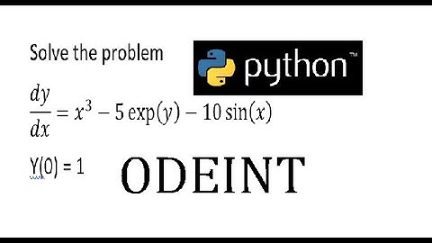 Solve ODE by Python - ODEint