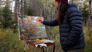 Plein Air Painting: Montana Aspens