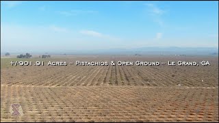 +/-901.91 Acres – Pistachios & Open Ground – Le Grand, CA Resimi