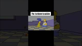 Homer Simpson refait sa cuisine