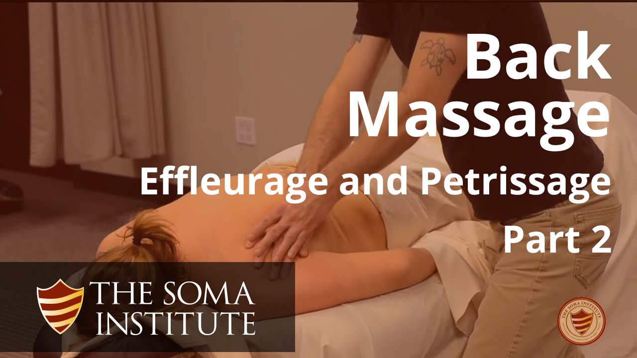 Общий протокол для спины: начальные техники поглаживания и разминания, часть 2