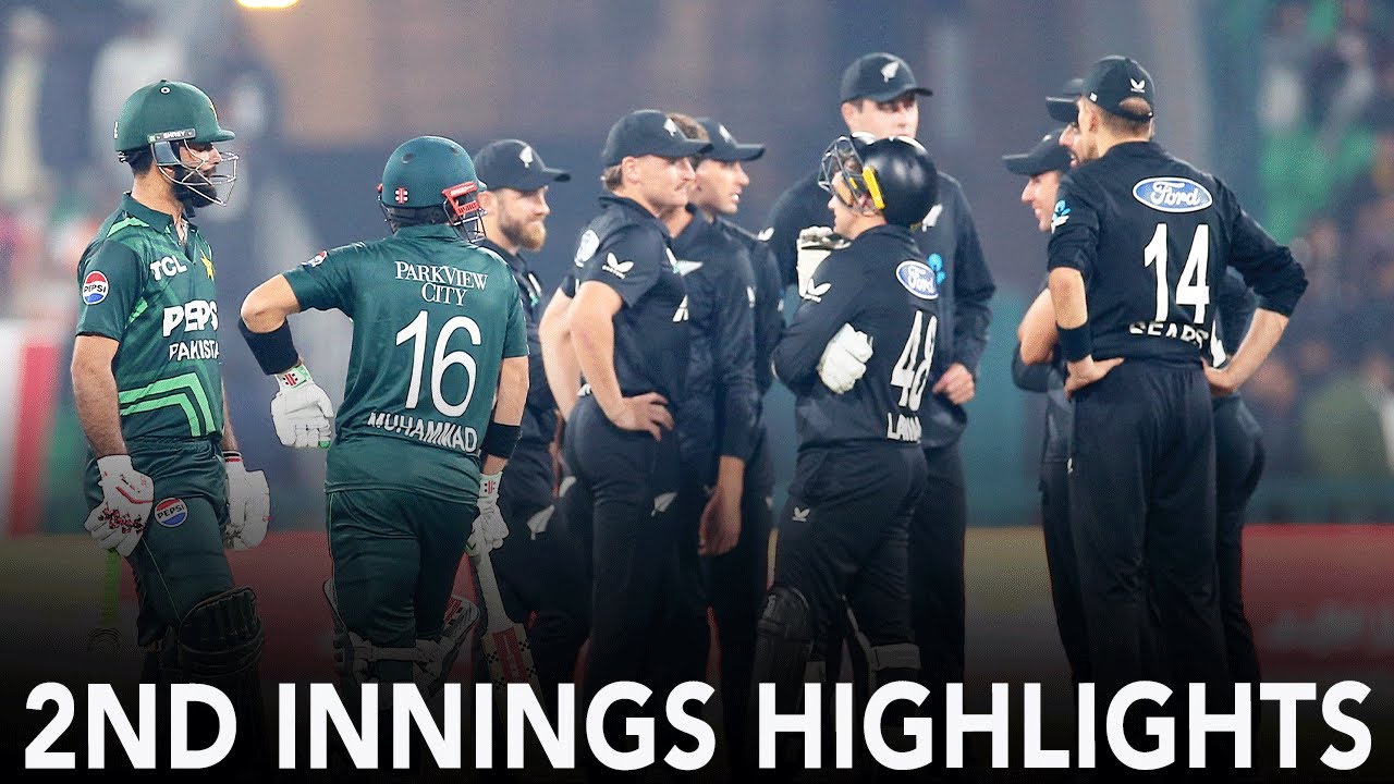 2nd Innings Highlights | Pakistan vs New Zealand | 1st ODI | Tri-Nation ...