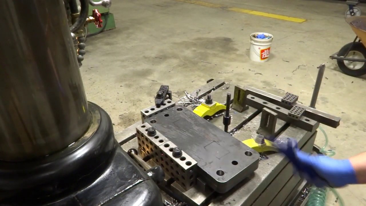 Drilling and Tapping on Radial Drill