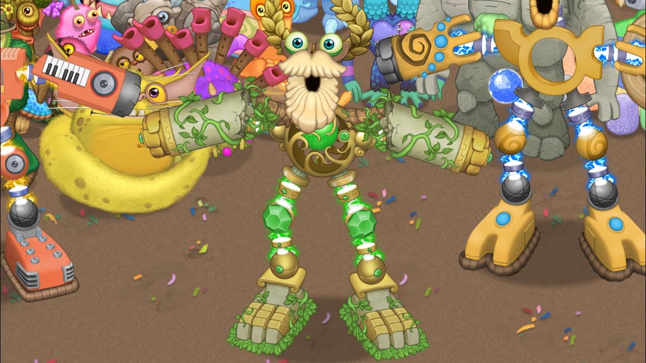 Gold Island Epic Wubbox - All Phases (My Singing Monsters) 