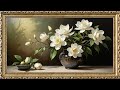 16 Framed Flower Vases Paintings 8 Hours Of Relaxing Jazz 4K TV Wallpapers 