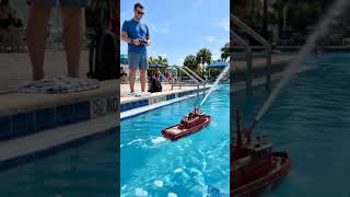 Tiny RC Ship in Storm 😱🌊#shortvideo