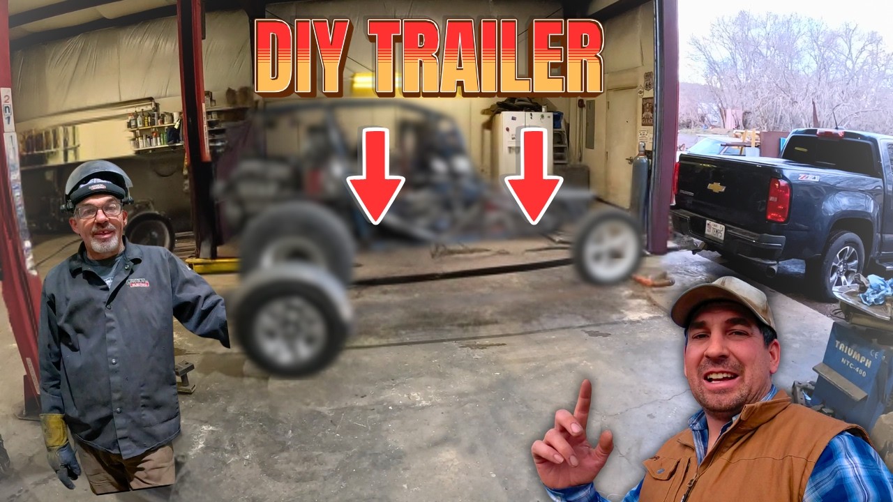 Custom DIY Trailer For His SandRail!! Will It Make Glamis? 