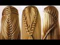 3 Easy and Simple Open Hairstyle for Party Wear ☀ Teenagers Hairstyles ☀ Tuto Coiffures Simples
