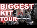 My BIGGEST Drum Set Tour EVER! Mega Kit 2.021