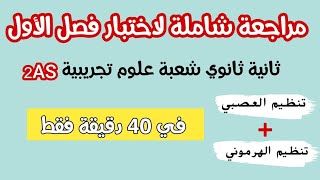 أقوى مراجعة شاملة لاختبار🥰لثانية ثانوي