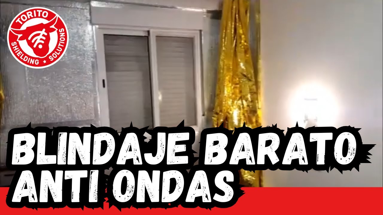 Blindaje barato anti radiación para paredes y ventanas - Cheap RF shielding for walls and windows