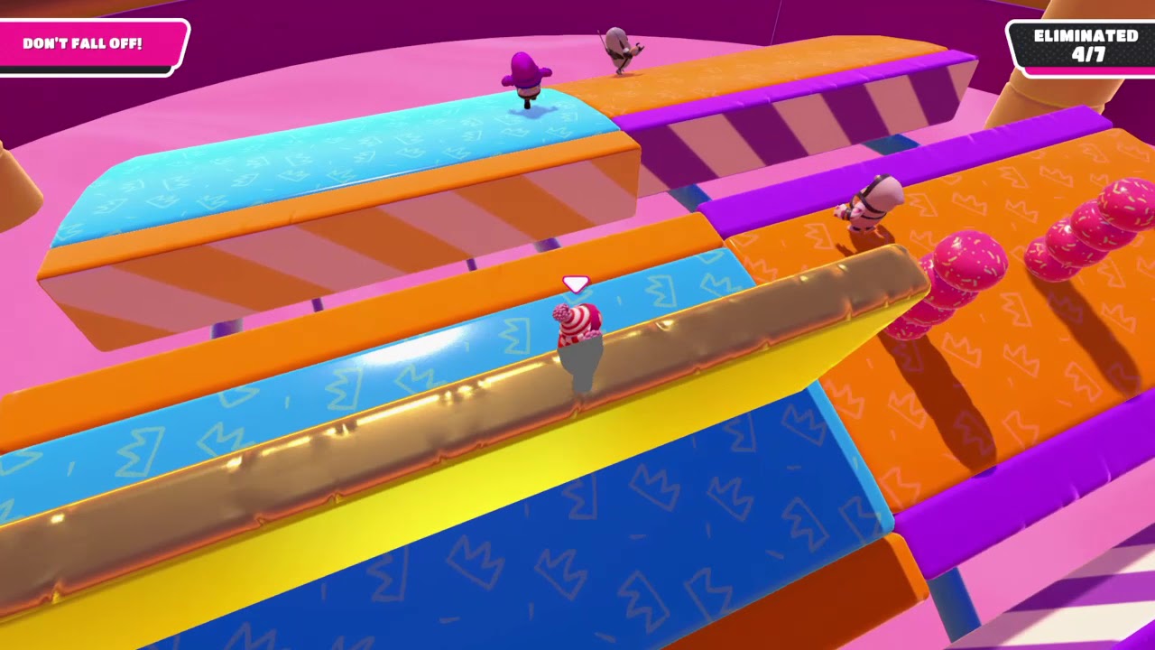 Austins first win on season 3 Fall Guy