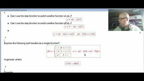 Heaviside function in Differential Equations