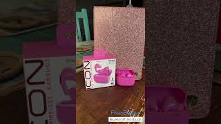 Five Below True wireless earbuds Bluetooth rechargeable case. They cost $8 #fivebelow #earbuds