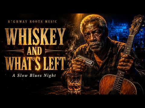 Cover Whiskey and What's Left  Slow Whiskey Blues  Best Late Night Blues 2026  Highway Roots Music