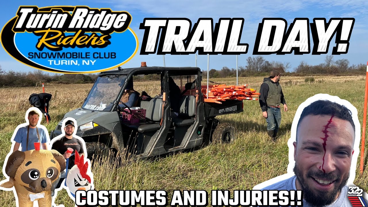 Turin Ridge Riders Snowmobile TURIN RIDGE RIDERS TRAIL DAY 2023 CREATES SOME INJURIES! HIGHEST CLUB ...