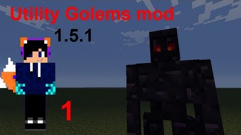 Minecraft Mod Utility Golems 1.5.1 Review Part 1