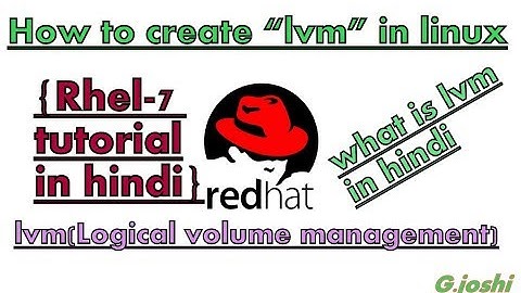 how to create lvm in linux in hindi (Part-1)