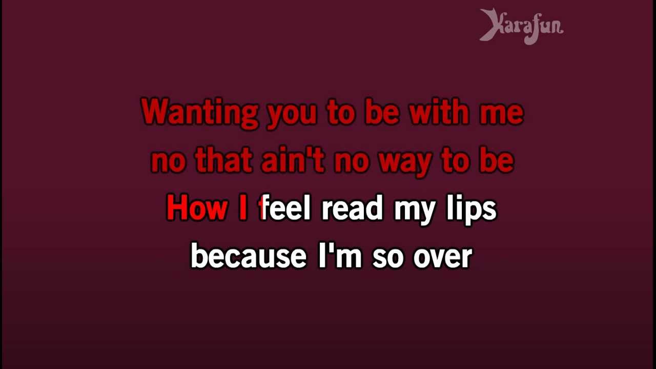 Katharine Mcphee- Over it (Karaoke) - YouTube