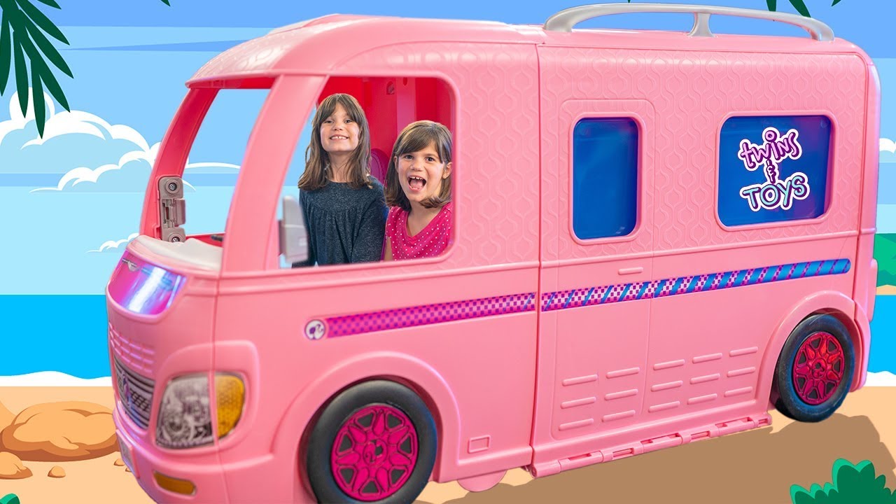 barbie play car