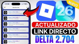 ¡ACTUALIZADO Link Directo! Instala DELTA EXECUTOR v2.704.1059 EN iOS (ÚLTIMA VERSIÓN)