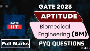 GATE BM 2023: Aptitude Question | #gate2024 #gate #iit #aptitude #maths #exam #college #mathematics