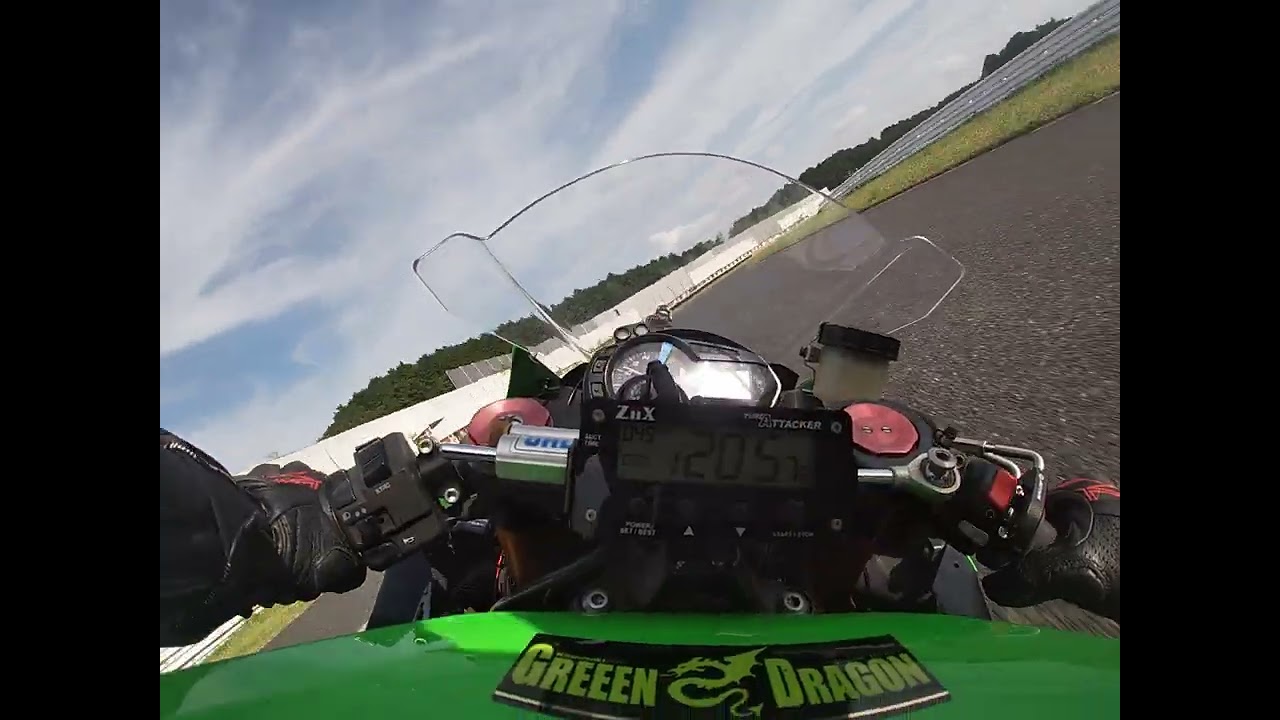 ZX6R袖ヶ浦やっと20秒切ったと思ったら勘違いでした(+_+)2026