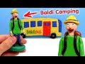 ЛЕПИМ БАЛДИ В ПОХОДЕ из игры Baldi's Basics Field Trip CAMPING | Видео Лепка