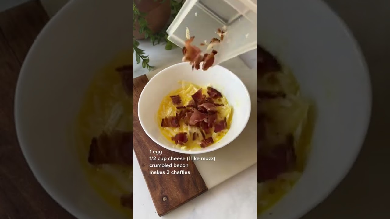 Bacon Chaffle recipe 