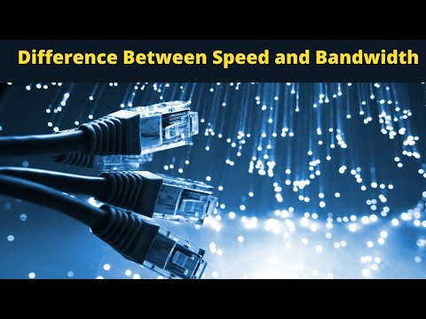 Bandwidth vs Speed | difference between internet speed and bandwidth | Speed and Bandwidth of link |