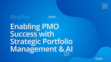 Enabling PMO Success with Strategic Portfolio Management & AI
