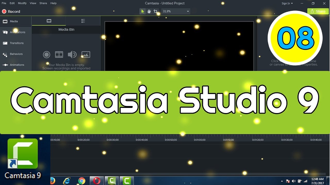 Camtasia 9 Video Editor (chỉ dành cho Youtuber | 08) - Tạo Bóng Đổ và Viền Cho Video