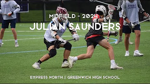 Julian Saunders (2024) // Lacrosse Highlights