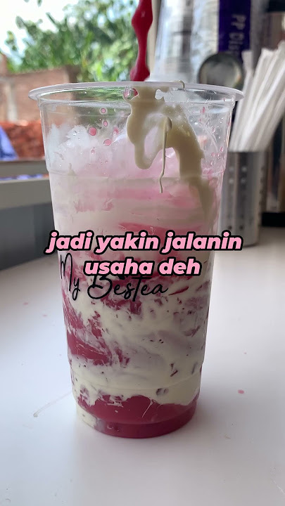 Jualan es teh 3ribuan sold out ratusan cup perhari