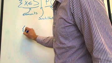 1.2 Set Builder notation