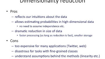 PCA 21: Pros and cons of dimensionality reduction