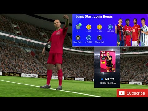 Opening Pack New Account Day 1 Login PES 2021 Mobile Got Iconic Iniesta
