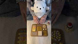 new mini fidget board 🐻‍❄️🤎 #asmr #fidgetboard #asmrforsleep #asmrtriggers