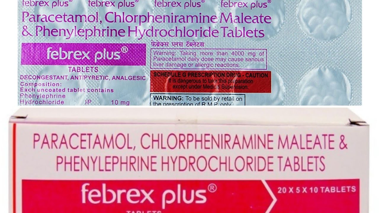 Febrex Api All Information about Febrex Plus Tablet. #anticold #Pharmacy #medicine ...