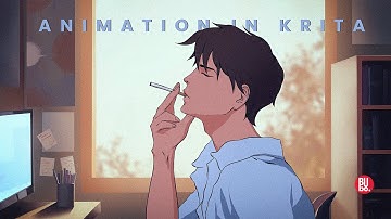 MY FIRST ANIMATION !! | In KRITA